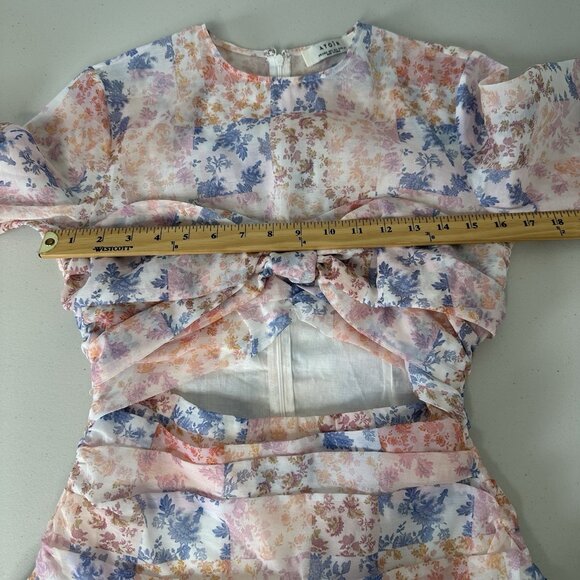 Atoir The Solo Mini Dress Size 4 Cut-Out in Romance Patch - Picture 11 of 12